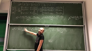 25. MFE: Derivation of Cramer