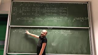 25. MFE: Derivation of Cramer's Rule