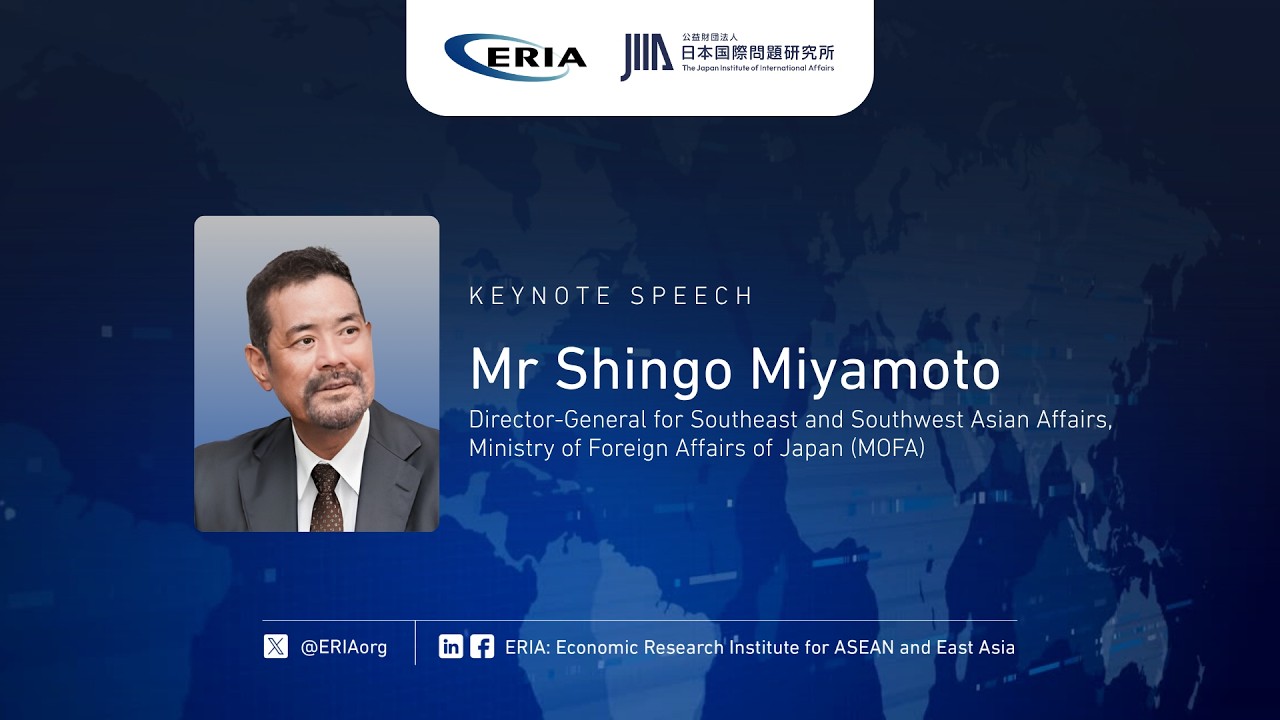 ERIA | Shingo Miyamoto's Remarks on ERIA-JIIA FOIP-AOIP Special Symposium