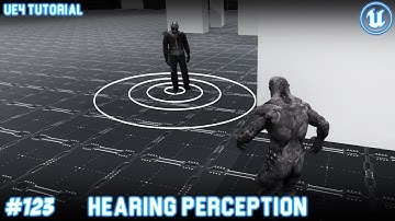 UE4: TUTORIAL #123 | Enemy AI Hearing perception (Third person AI)