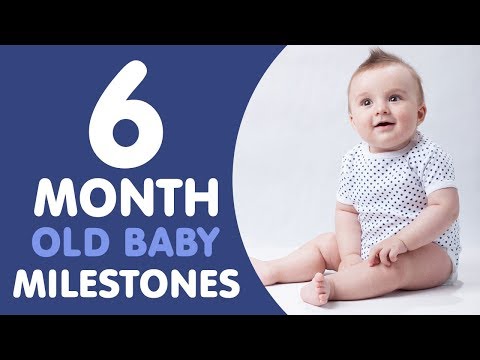 6 months baby milestone