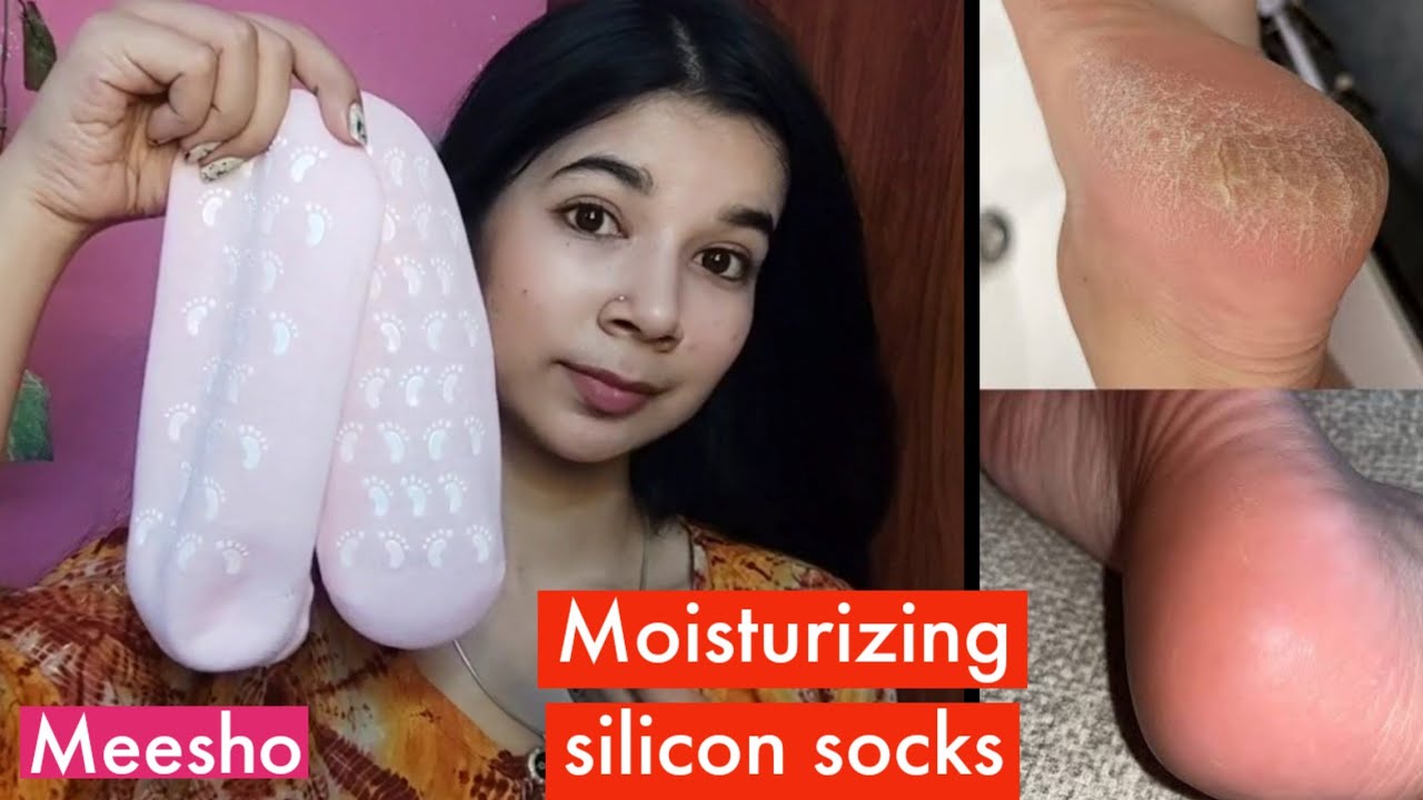 Meesho Moisturizing Silicon Socks Review//How To use Silicon socks for Quick Results/