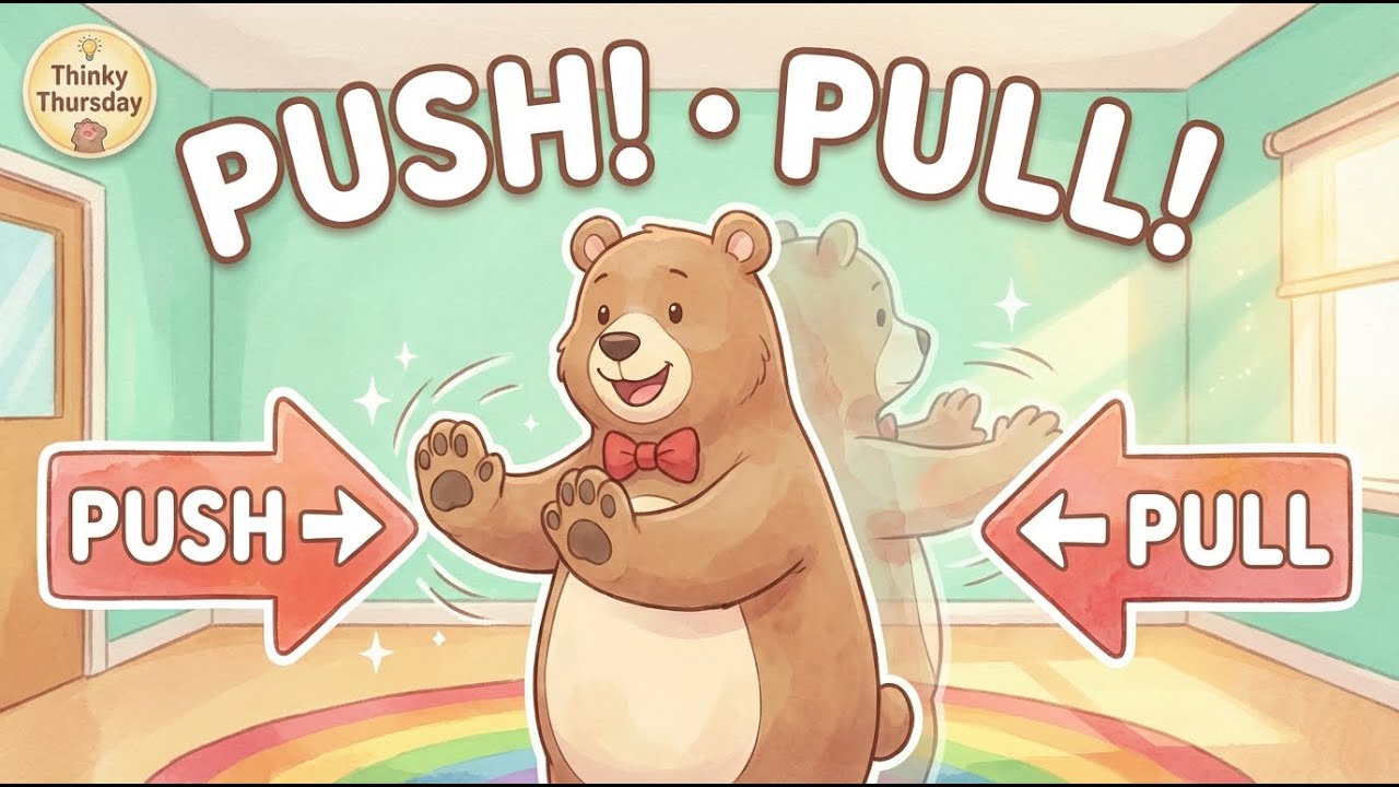 Tonton Bearington’s Push-Pull Party 🧸 | Learn PUSH & PULL with Fun Classroom Moves! di YouTube Tonton Bearington’s Push-Pull Party 🧸 | Learn PUSH & PULL with Fun Classroom Moves! di YouTube