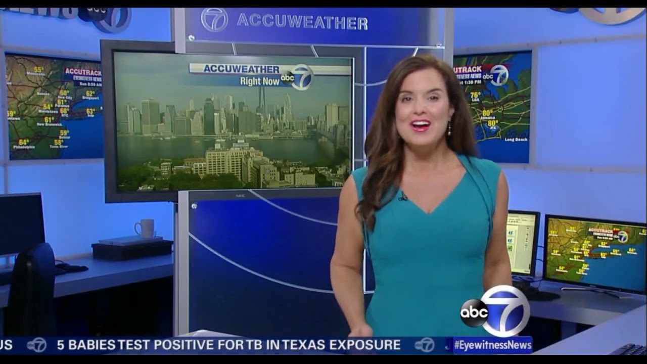 Amy Freeze Weather Retro Green Dress Acculab With Some Cleavage Into ...