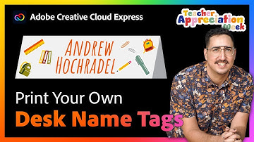 Designing Custom Name Tags | Adobe Express
