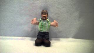 2005 Talking Larry The Cable Guy Gag Gift Plush Toy Doll