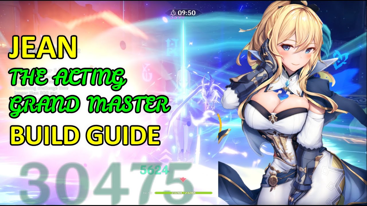 ENDGAME Jean Build | BEST BURST SUPPORT/HEALER | Genshin Impact - YouTube