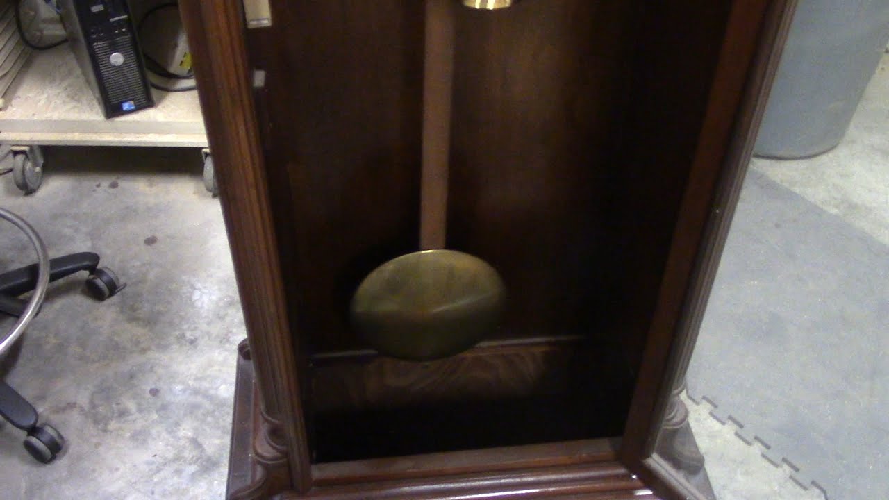 How to Lengthen a Pendulum on a Grandfather Clock - YouTube