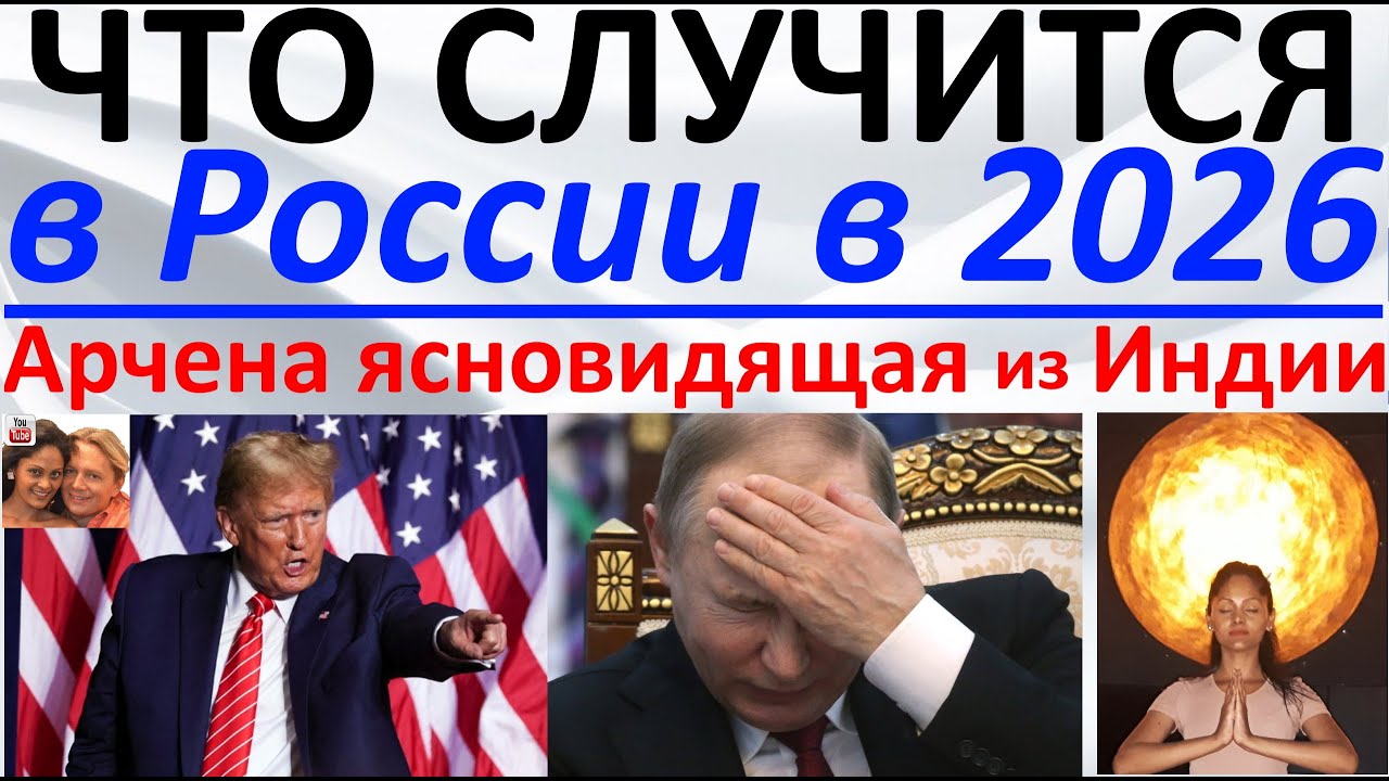 Что произойдет в России в 2026 году?! Арчена ясновидящая из Индии