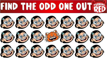 🔴​ ​Turning Red Find the odd one out | Turning Red Brain break | Just Dance |