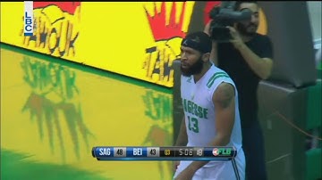 Sagesse vs Beirut  - Jay Youngblood Blockshot + replay