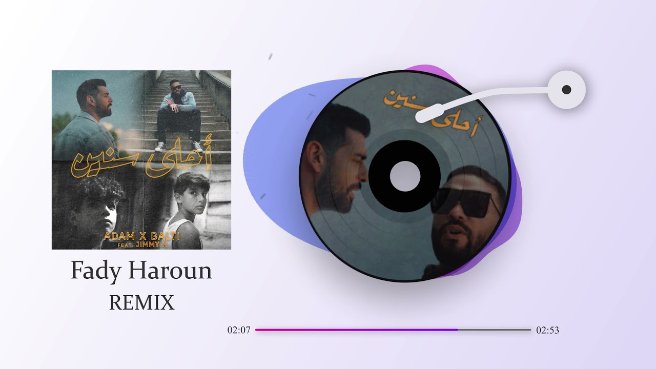 ⁣Adam x Balti feat. Jimmy H. - Ahla Snin (Fady Haroun Remix)