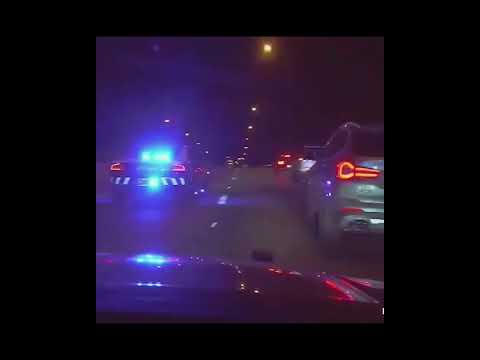 BMW Slams Police Car During Chase #policechase