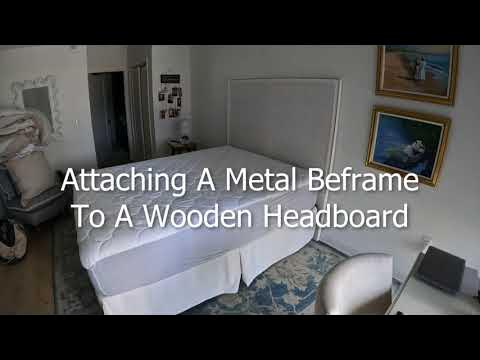 Wooden Headboard To A Metal Bedframe
