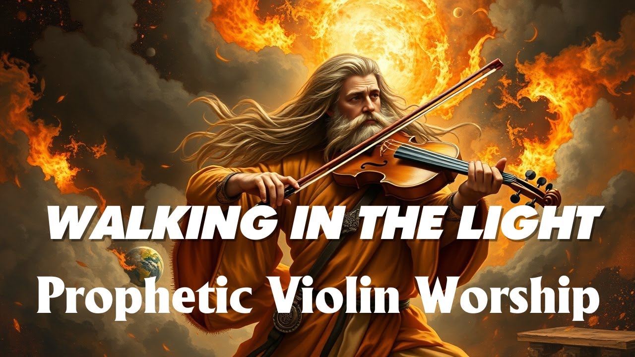 Prophetic Violin Worship | WALKING IN THE LIGHT | Deep Worship Soaking ...