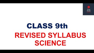 CBSE CLASS 9th Syllabus Reduced 2020-2021 | Science