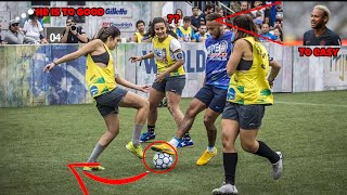 When Neymar Jr Goes Against Women Football
