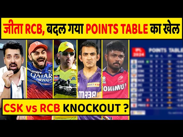 IPL POINTS TABLE 2024: RCB की जीत से POINTS TABLE में आया भूचाल, अब ये टीम करेंगी क्वालीफाई class=