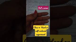 Class-6 science experiment hard or soft material #experiment #class-6 #daily #science screenshot 5