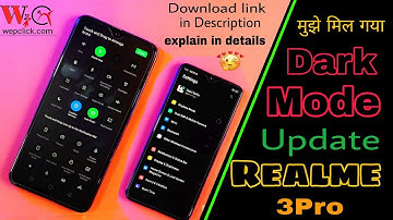 Realme 3Pro Dark Mode - charging animation - Dual Sim Update - Removed HotSpot Reminder etc. Update