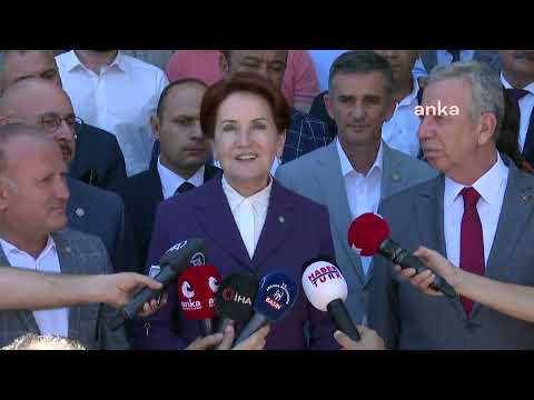 İYİ Parti Genel Başkanı Meral Akşener, Ankapark Ziyaretinin Ardından Açıklama Yapıyor | 24.07.2022