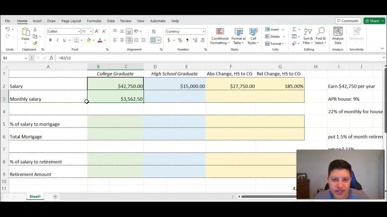 Excel Help for Project 2 The Financial Project, Ivy Tech Spring 2023 YouTube