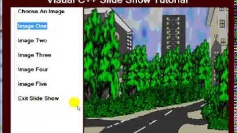 Visual C++ Tutorial - How To Create A Slide Show Using TreeView