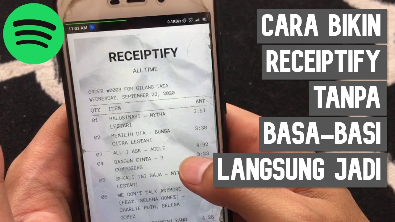 swilleylibrarynews: Cara Membuat Receiptify di Spotify [Mudah]