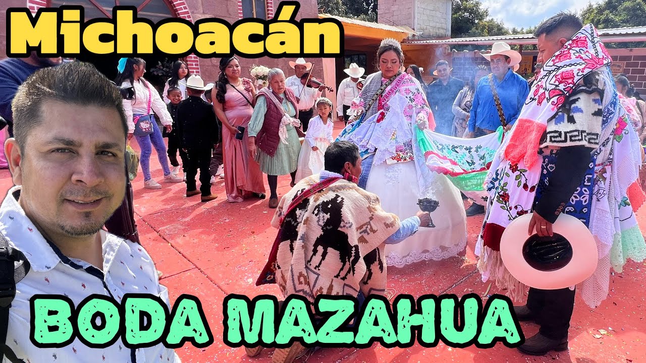 Una INCREÍBLE BODA en pueblo MAZAHUA de MICHOACÁN que TIENES que VER 
