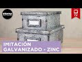Cajas Imitación Zinc - Galvanizado
