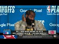 James Harden Postgame Interview |  Philadelphia 76ers beat Toronto Raptors 104-101