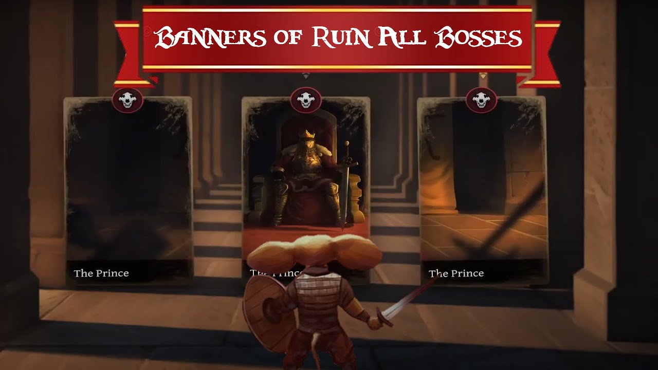 Banners of Ruin all Bosses , Hunters and Cultist (except Castor