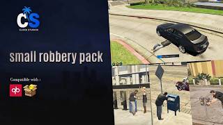 FIVE_M 8-IN-1 SMALL ROBBERY SCRIPT PACK BY CLOCK STUDIOS#fivem #qbcore  #qbox  #script
