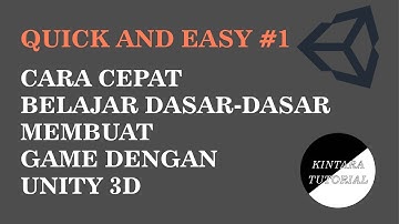 Pengenalan dasar pembuatan game dengan Unity 3D #1