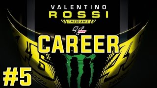 Valentino rossi the game career mode #5: raining in texas!