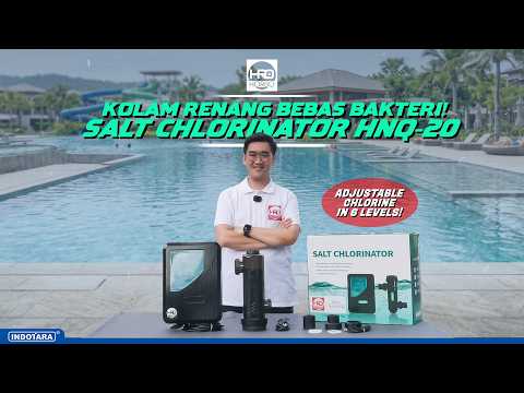 TEKNOLOGINYA BIKIN KOLAM AUTO BERSIH BEBAS BAKTERI! REVIEW HORBO SALT CHLORINATOR HNQ-20