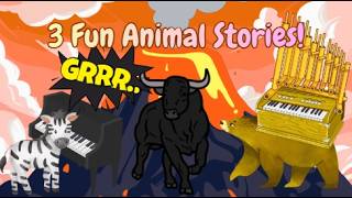Information Kids Story Collection | The Obsidian Ox 🐂, The Piano Zebra 🦓 & The Desert Bear’s Golden Organ 🐻 Guide