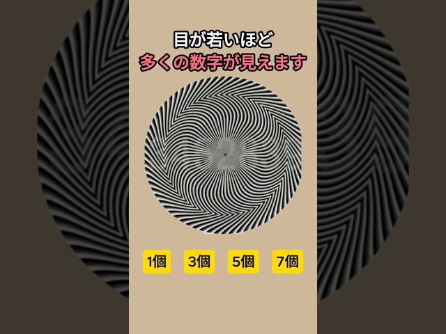 数字いくつ見える?