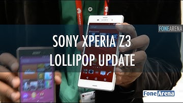 Sony Xperia Z3 Lollipop Update