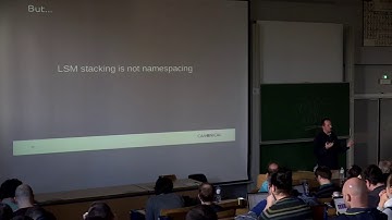 Making Linux Security Modules available to Containers Stacking and Namespacing the LSM