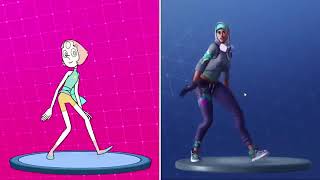 رقصات مئخوذه من fortnite الي كرتون cartoon network