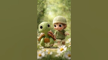 Turtle Turtle Song | Cute Slow Steps with Chibi Turtles for Kids