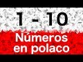 Los números en polaco del 1 al 10 (Polaco &amp; Español)