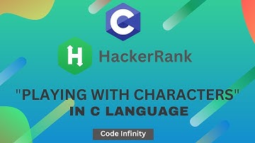 "Playing with characters" in C in Hindi -2 | HackerRank C Solutions#clanguageinhindi  #hackerrank
