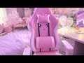 ASMR TAPPING & SCRATCHING ON THE CUTEST GAMING CHAIR | Ewin Racing ♡