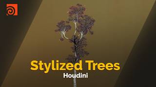 Stylized Trees for Games - How to create stylized procedural trees in Houdini