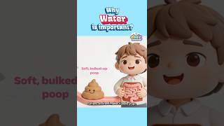 Not drinking water makes your poo-poo stuck!  Find out why! #shorts #MagicAdventures