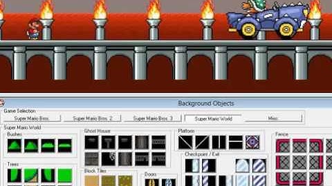 SMBX Custom level Car Bowser Bossfight