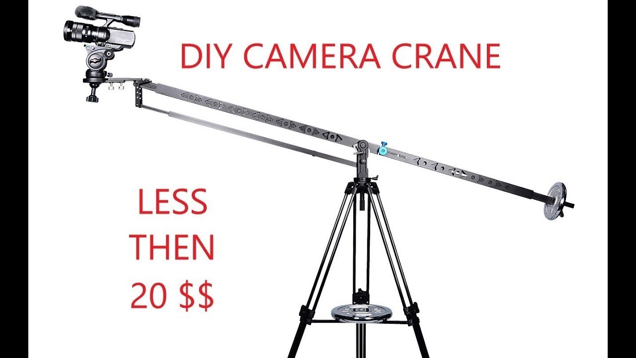 DIY CAMERA CRANE FOR LESS THEN 20$ - YouTube