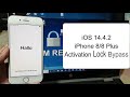 iPhone 8/8 Plus Activation Lock Remove iOS 14.4.2 Jailbreak SIM CALL Signal Working - DM REPAIR TECH